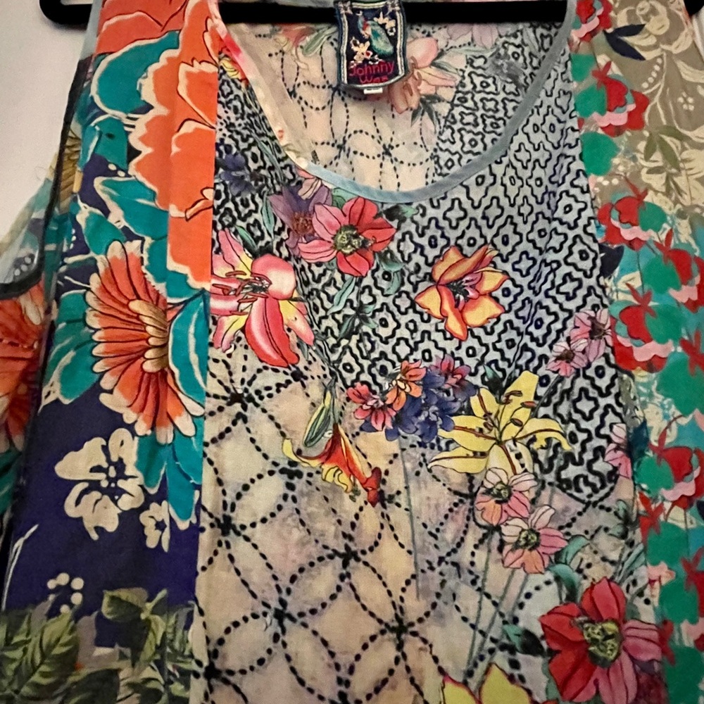 Johnny Was Patchwork Floral Maxi - image 1